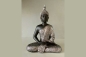 Preview: Buddha Figur sitzend silber