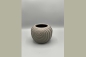 Mobile Preview: Vase Übertopf taupe Lene Bjerre klein rund 14 cm