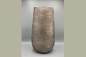 Preview: Vase J-Line unregelmäßig rau Keramik silber meliert groß 41 cm