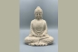 Mobile Preview: Buddha sitzend beige Steinoptik 19x13x23 cm