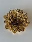 Mobile Preview: Blume dekorativ Lotus Porzellan gold  15 x 4 cm