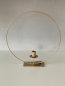 Preview: Kerzenhalter Ring aus Metall gold 30 x 30 x 6cm
