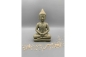 Mobile Preview: Buddhafigur sitzend hellgrau Keramik