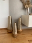 Mobile Preview: Vase Metall Deko champagner Galana 47 cm