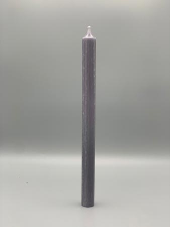 Stabkerze grau steel-grey 21 x 280 mm