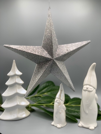 Tanne Weihnachtstanne Glossy perlmutt Keramik 25 cm
