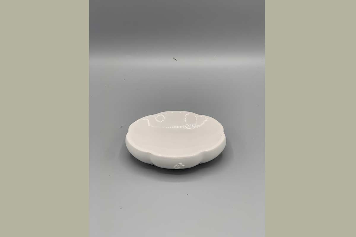 Seifenablage Schale oval weiß von Lene Bjerre 12,5 x 10 cm